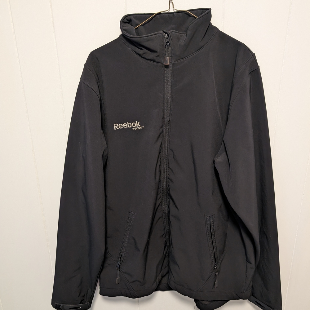 Reebok Hockey Black Performance Soft Shell Jacket